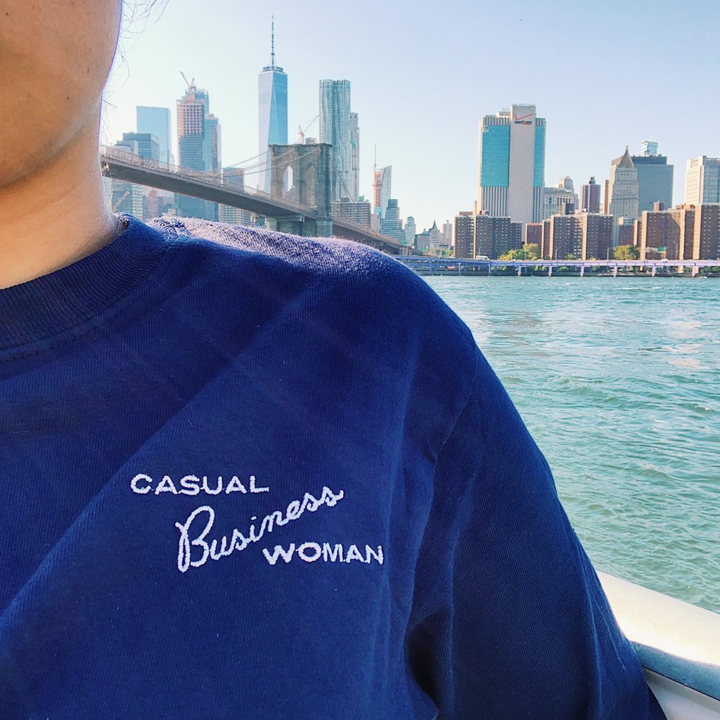 Casual Business Woman Long Sleeve Tee