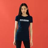 Boys Beware Navy Tee