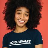 Boys Beware Navy Tee